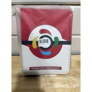 Trading Card Binder With Zipper Holds 400 Cards Pokemon
